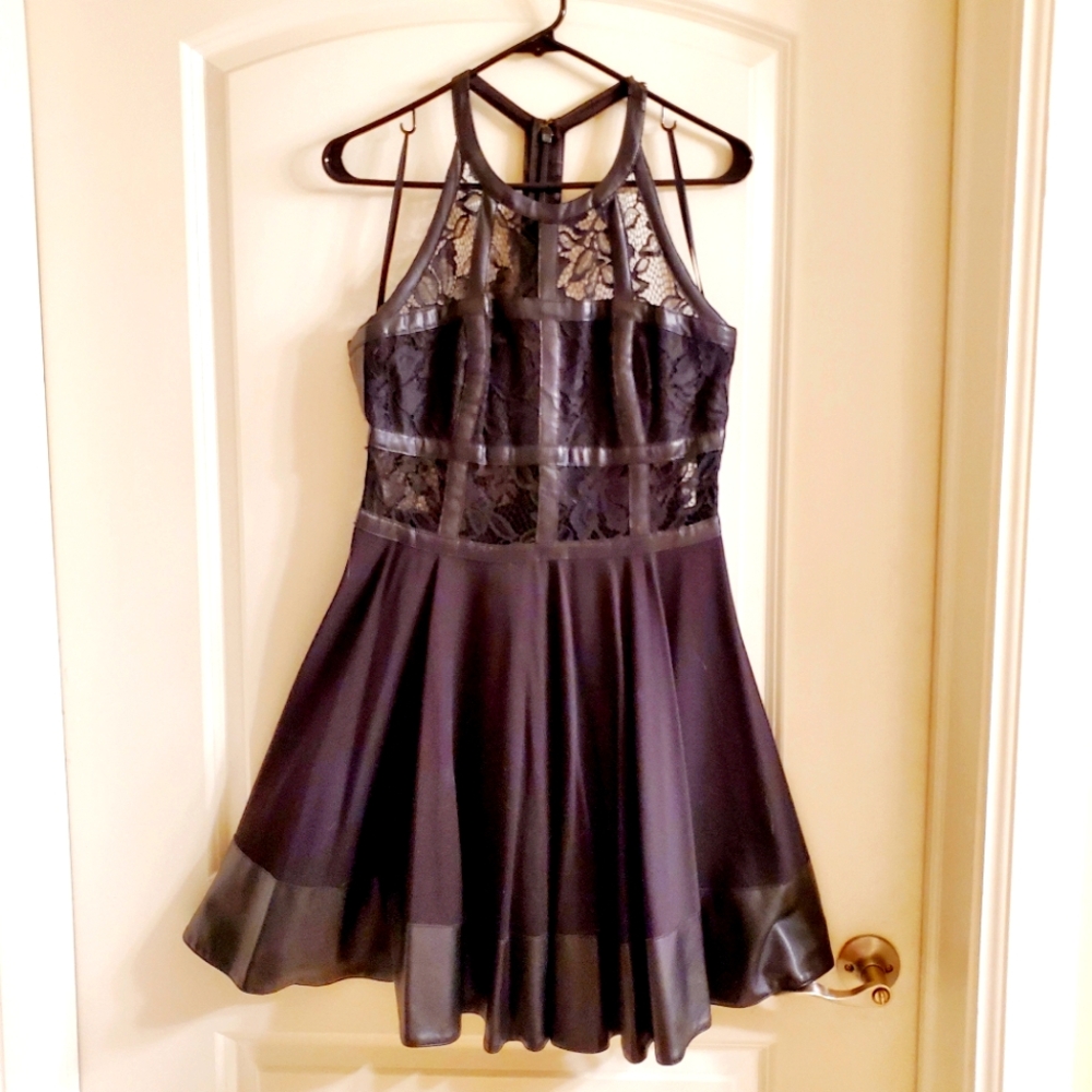 Bebe Black Lace Dress